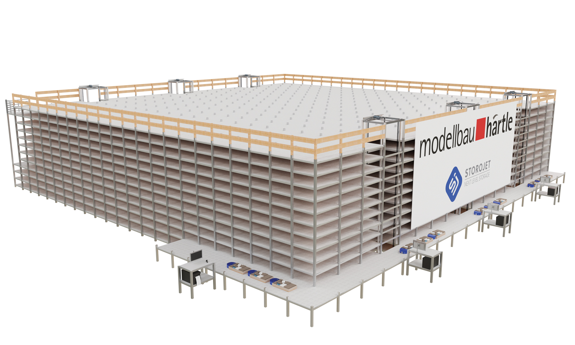 STOROJET Automatic Storage and Order Picking System: Advance Notice Reference: Modellbau Härtle